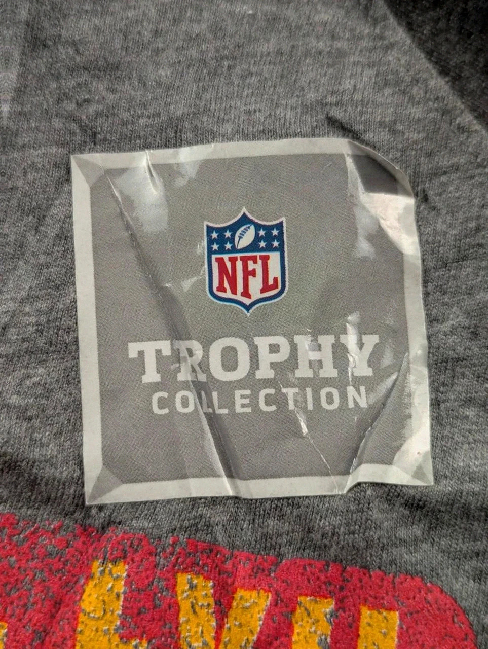 T-shirt nfl kansas city chiefs gris raglan manches longues super bowl lvii M football – Fanatics – taille M 4