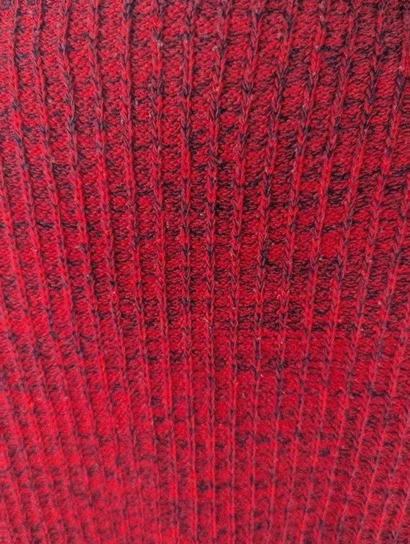 Pull rouge Bleu Bonheur – maille côtelée boutons – taille 48Correspond xl🧵 – Bleu bonheur – taille XL / 42 / 14 5