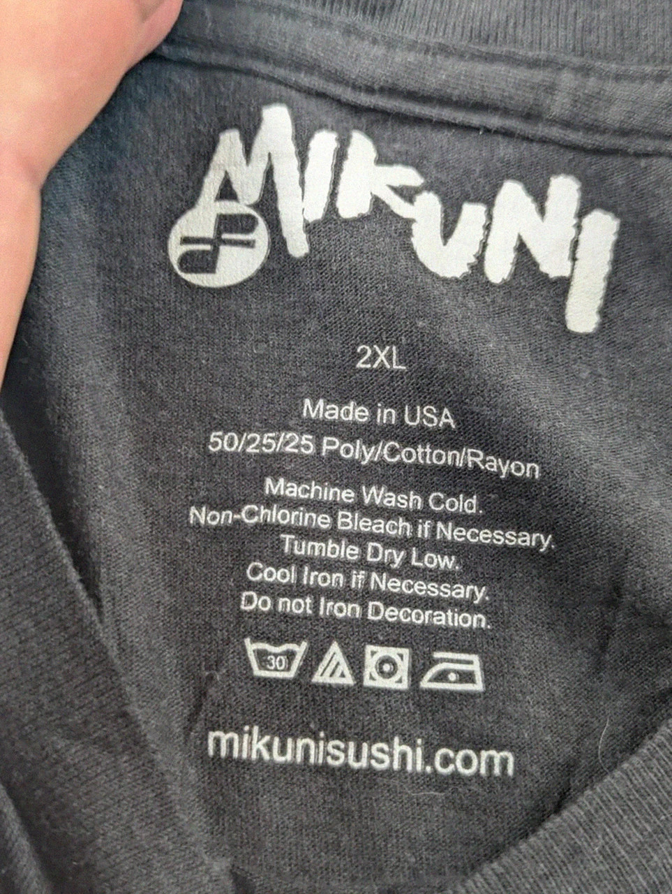 T-shirt 2XL Mikuni Japanese Mafia Roll graphic sushi restaurant Usa – Vintage Dressing – taille XXL 5