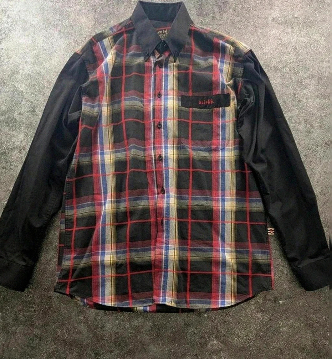 Chemise oliphil carreaux vintage coton taille M