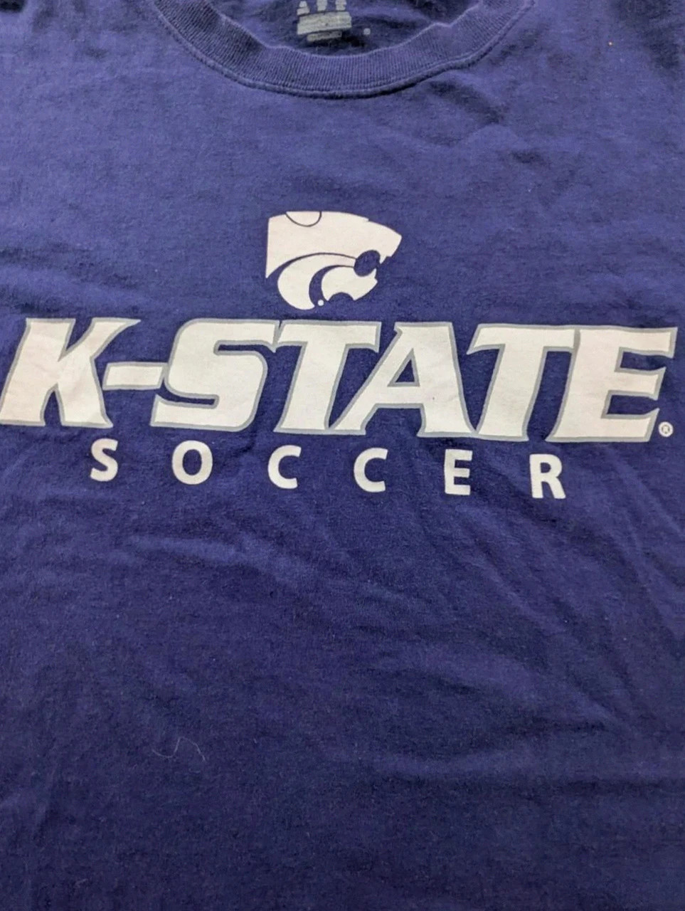 T-shirt violet K-State Soccer Champion Xl vintage college Us streetwear – Champion – taille XL 2