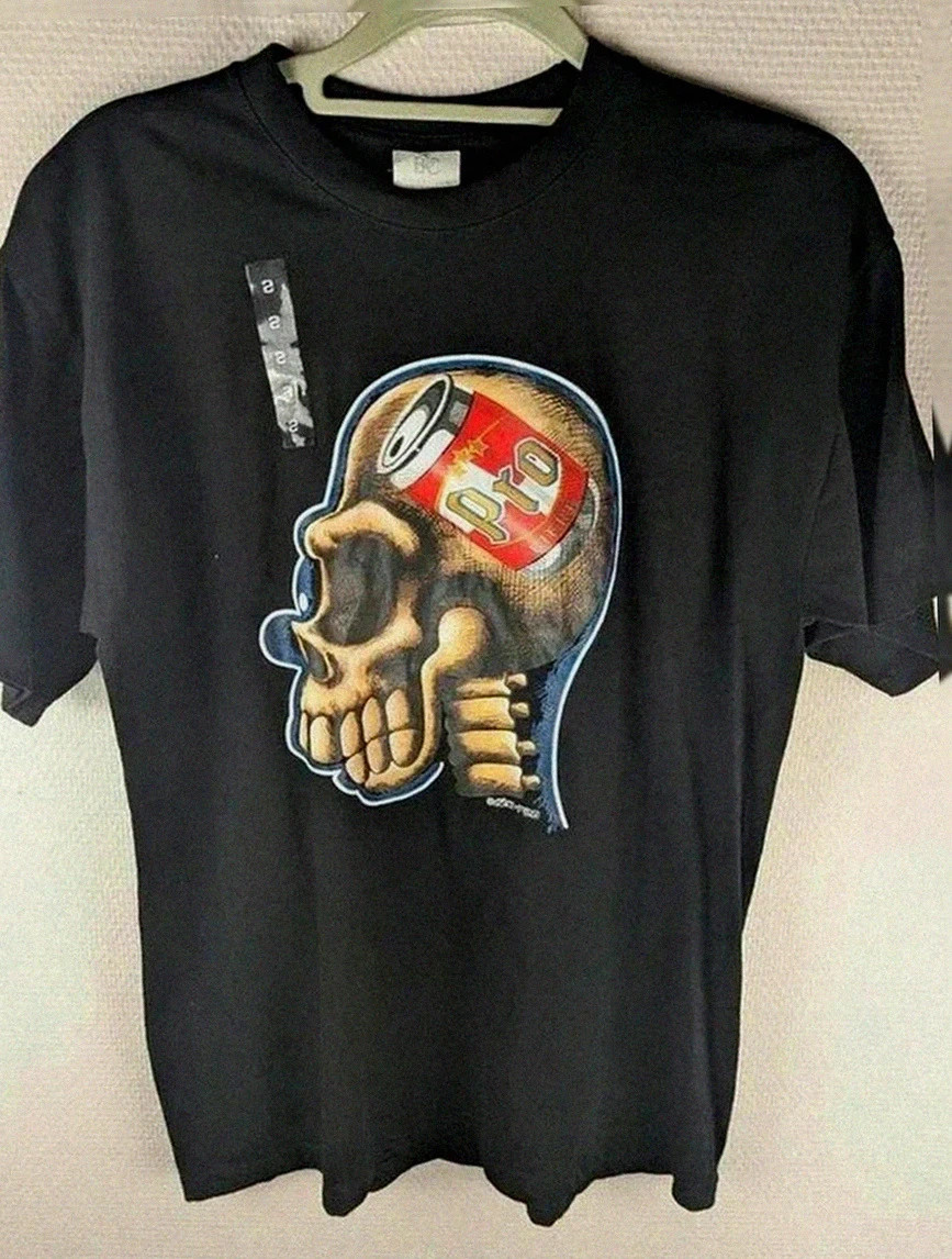 T-shirt B&C rock métal skull bearunderground noir – coton – dispo Xs / S