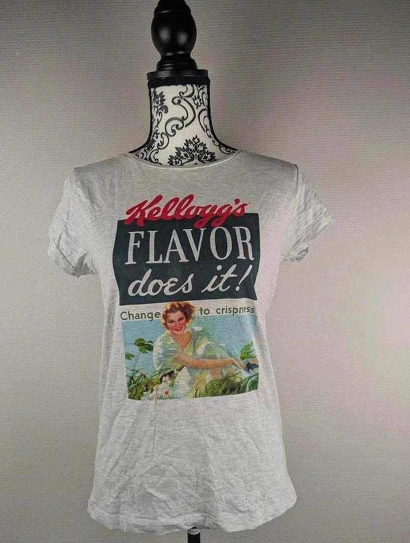 T-shirt Kellogg’s Flavor does it imprimé vintage taille S