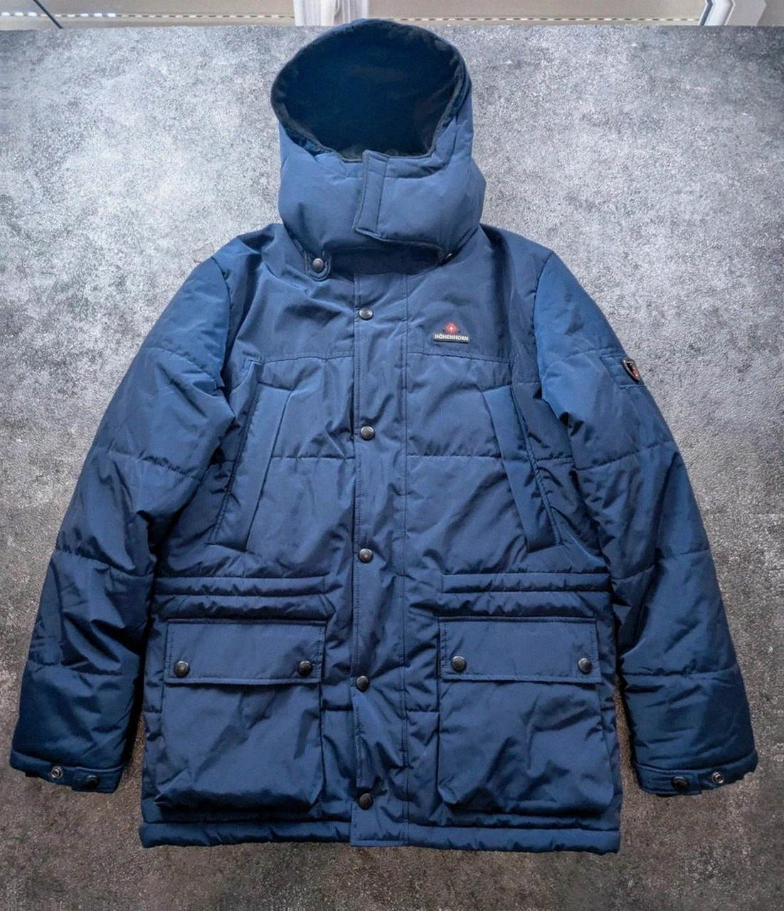Parka Höhenhorn Mangard homme S bleu marine – veste hiver chaude fourrée outdoor – hohenhorn – taille S 2