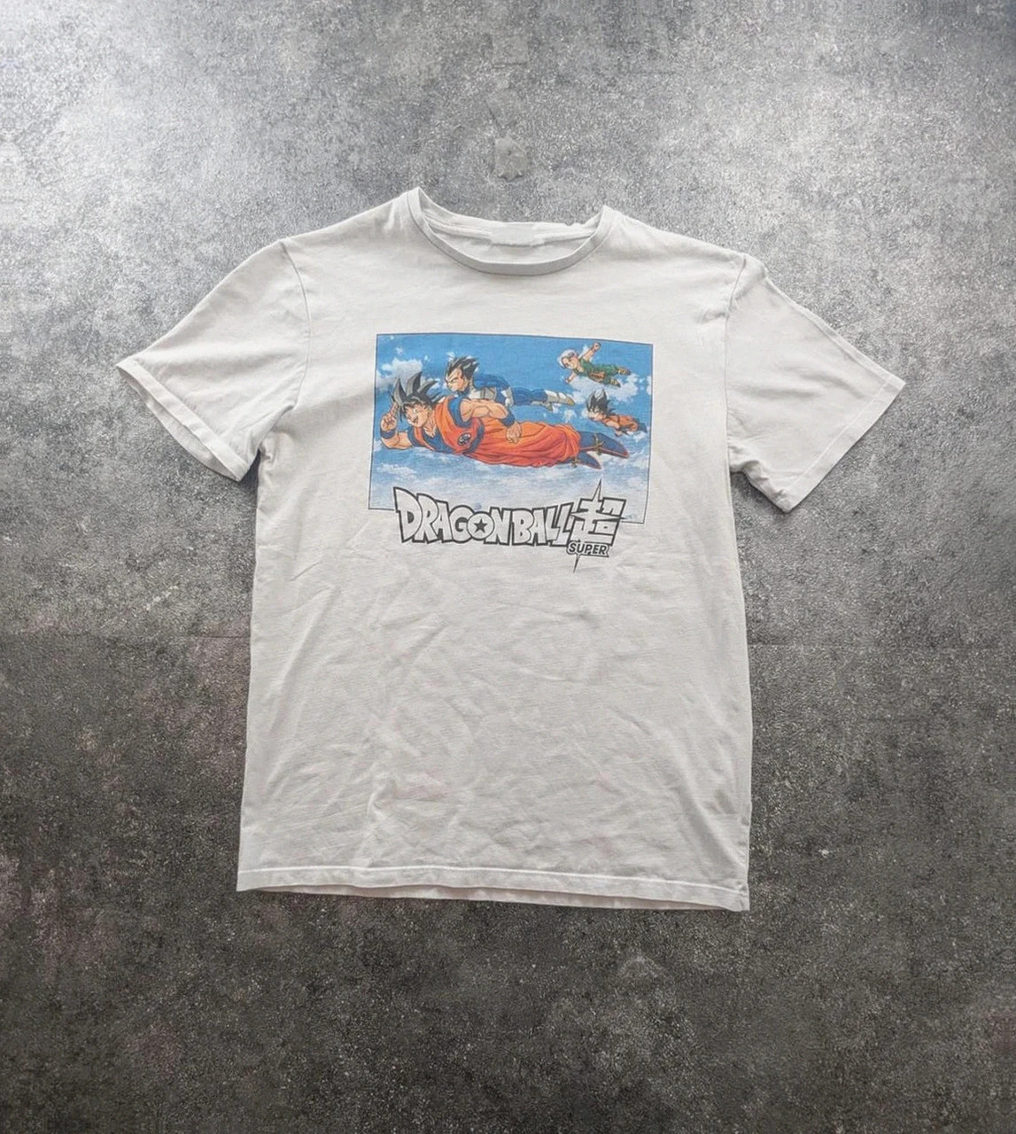 T-shirt Dragon Ball Super Goku Vegeta 16 ans S manga anime tee fan lover aspect vintage