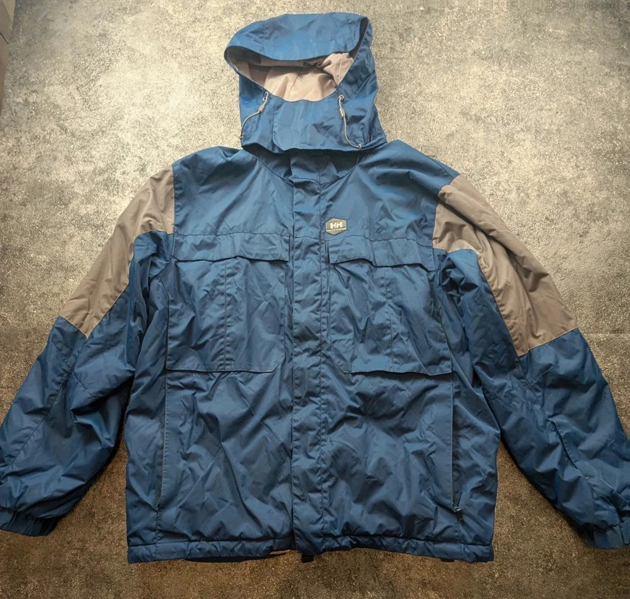 Helly Hansen Veste Technique Imperméable Homme Xl (convient jusqu'à XXL) Bleu Gris Capuche Amovible – Helly Hansen – taille XL 2