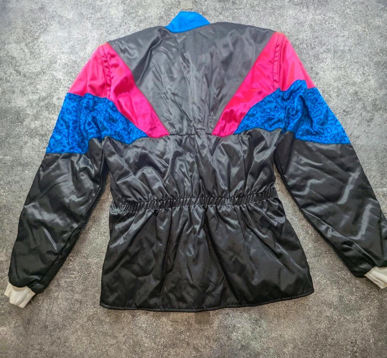Lindstrands veste technique vintage Made in Finland 80s 90s Crazy Colorblock T50 moto – Vintage Dressing – taille L / 40 / 12 3