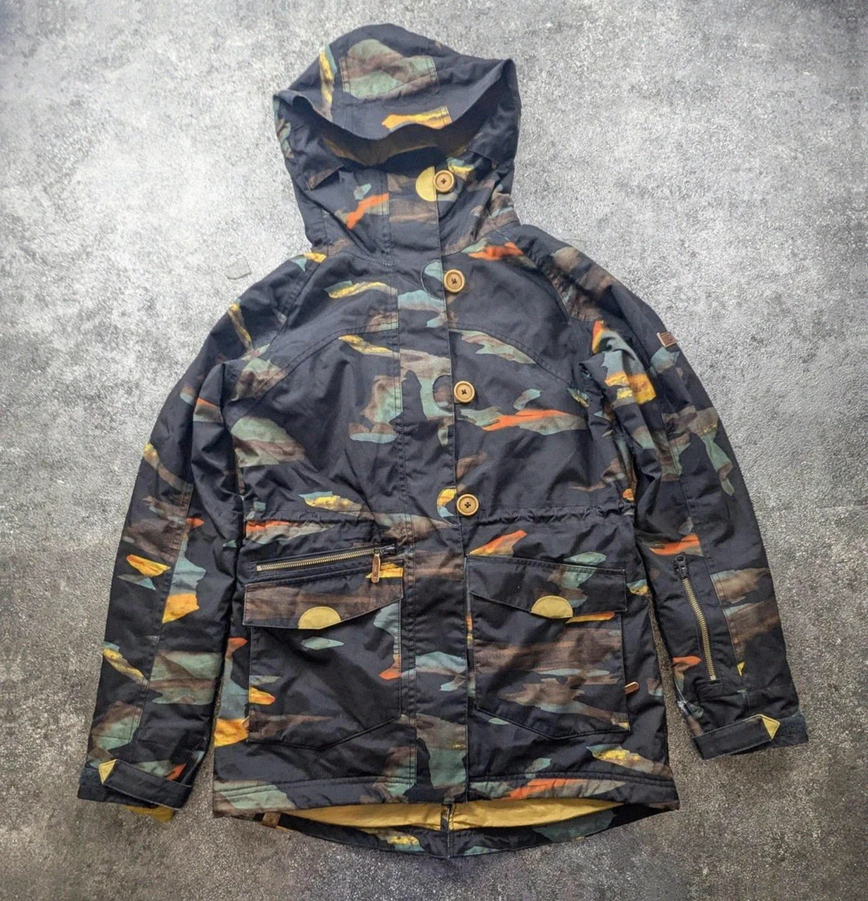 Dc Shoes parka snowboard 15K Waterproof camo 2014 taille M – veste ski technique retro – DC Shoes – taille M 2