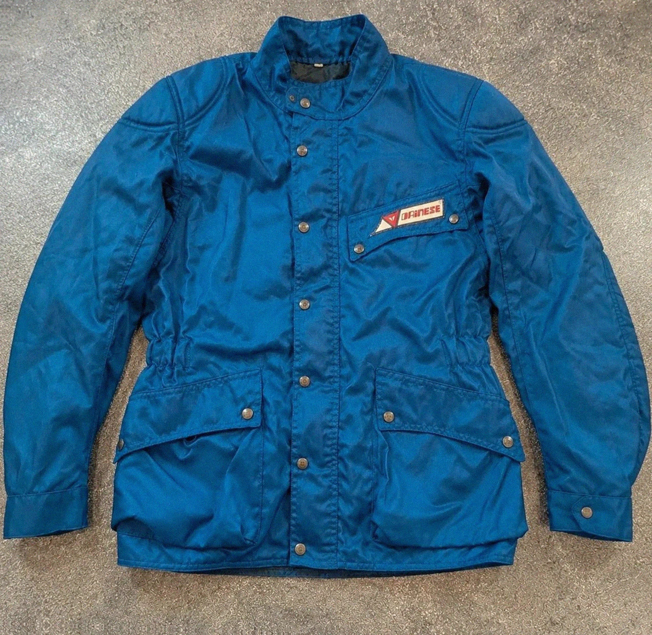 Veste moto Dainese vintage imperméable bleu 48 made in Italy