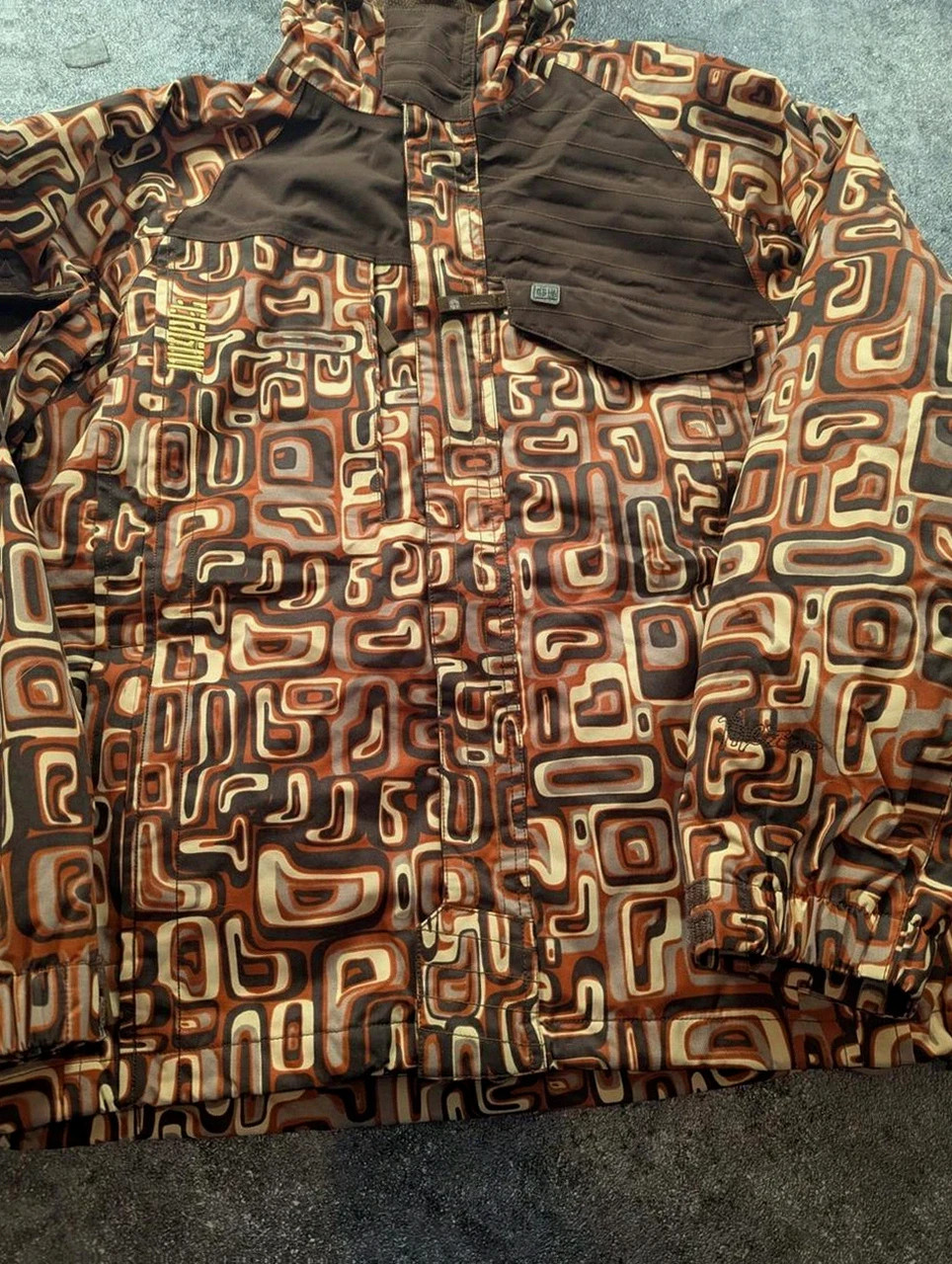 Nugget veste snowboard crazy pattern rétro 10K/10K S/M – pièce exceptionnelle – NUGGET – taille S 3