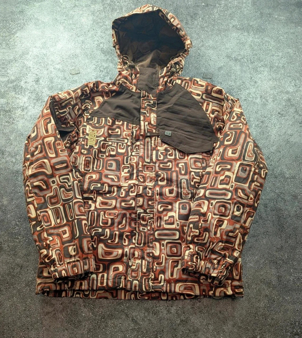 Nugget veste snowboard crazy pattern rétro 10K/10K S/M – pièce exceptionnelle – NUGGET – taille S 2