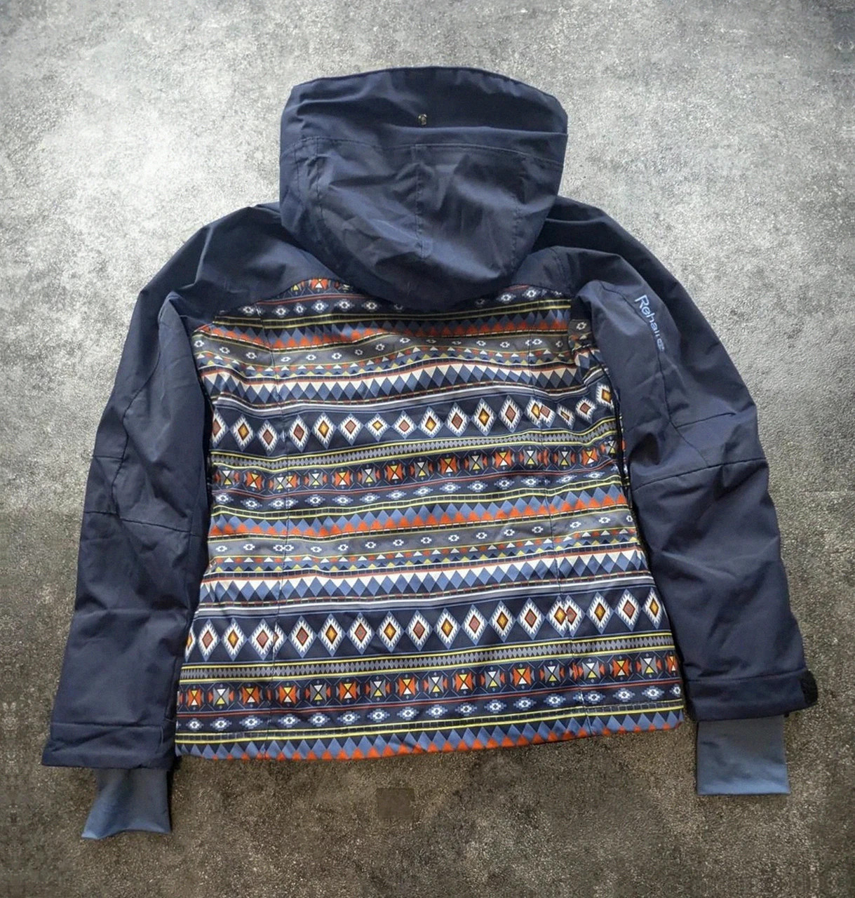 Rehall Reh-tec 10K veste technique outdoor montagne randonnée ski gorpcore M crazy pattern – Rehall – taille M / 38 / 10 3