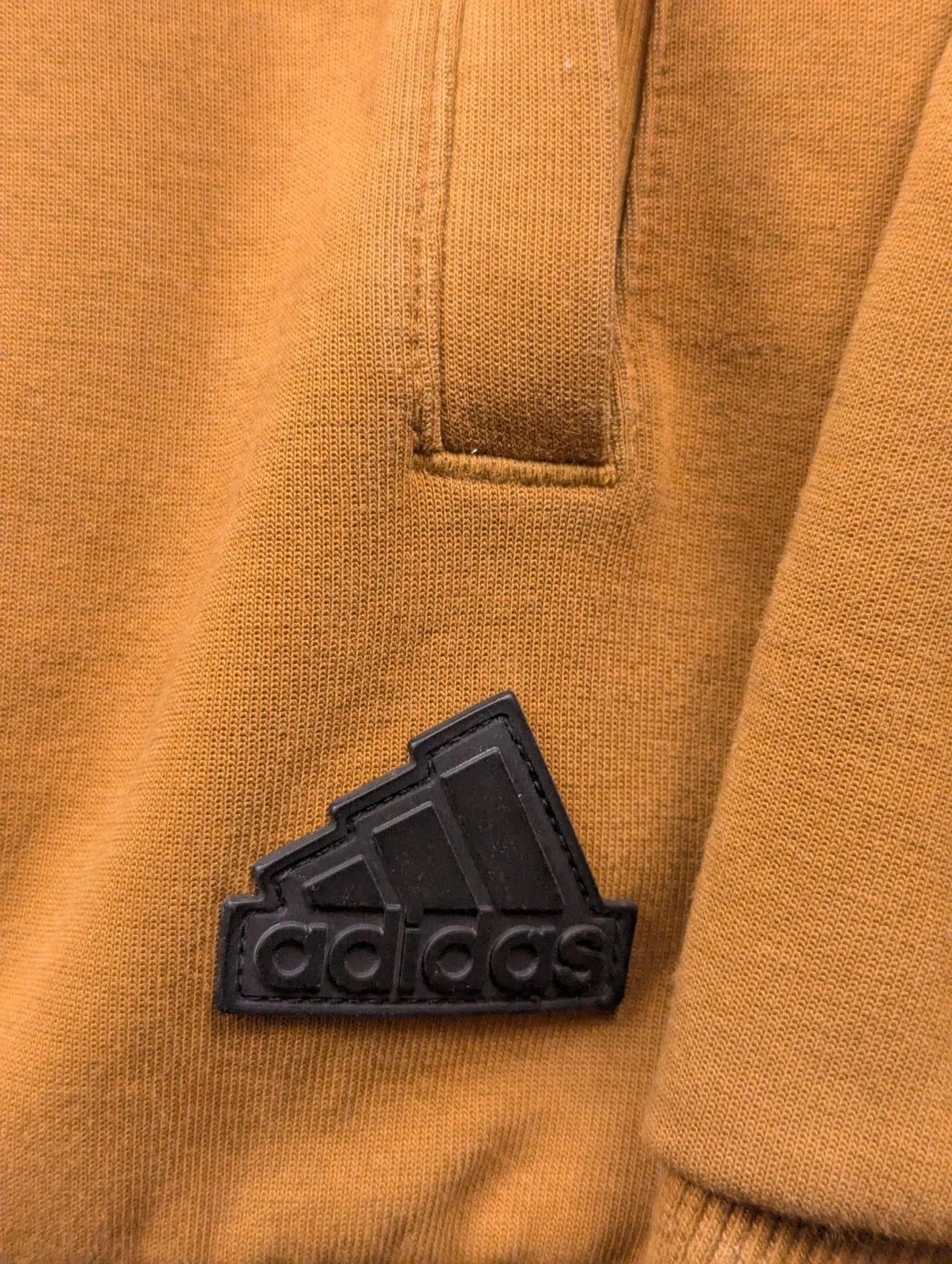 Adidas veste bomber zippée camel moutarde M – Grand logo 3D – Streetwear Y2K – adidas – taille M 5