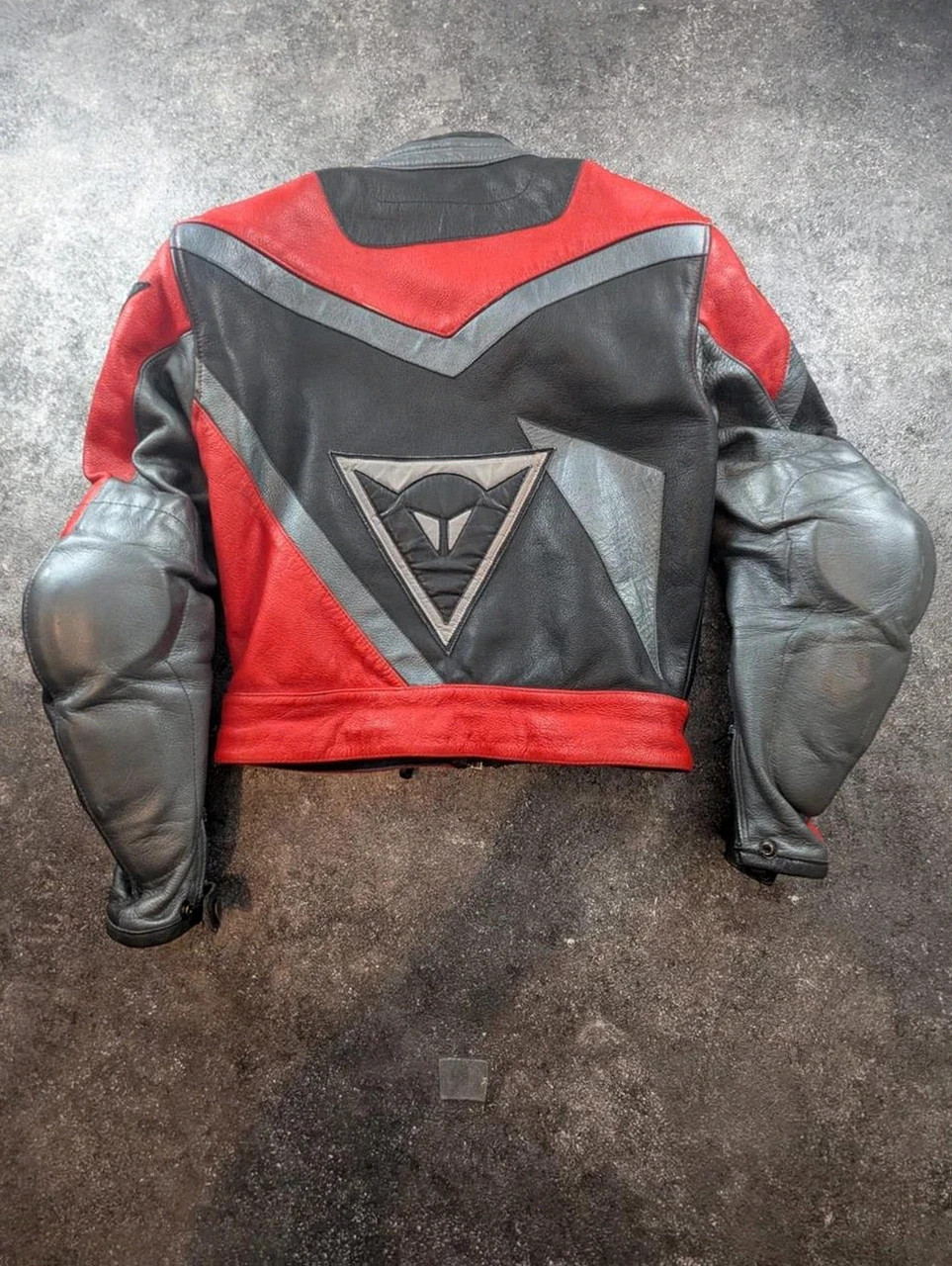 Dainese ensemble cuir moto racing 2 pièces vintage rouge noir taille 44 🇮🇹 mixte – Dainese – taille S 3