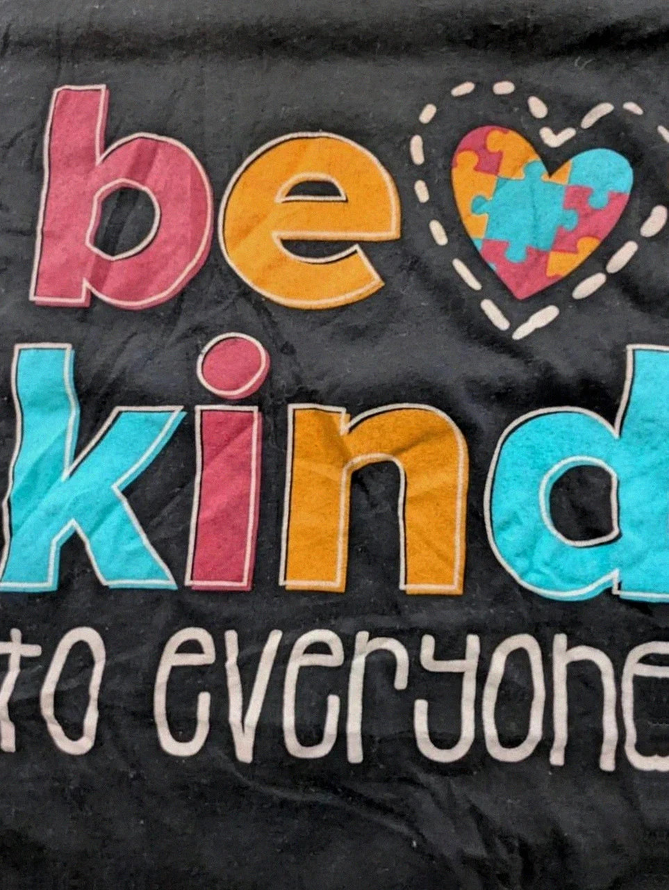 T-shirt oversize noir be kind to everyone graphique NexLevel Apparel 3XL streetwear – Next Level Apparel – taille XXXL 4