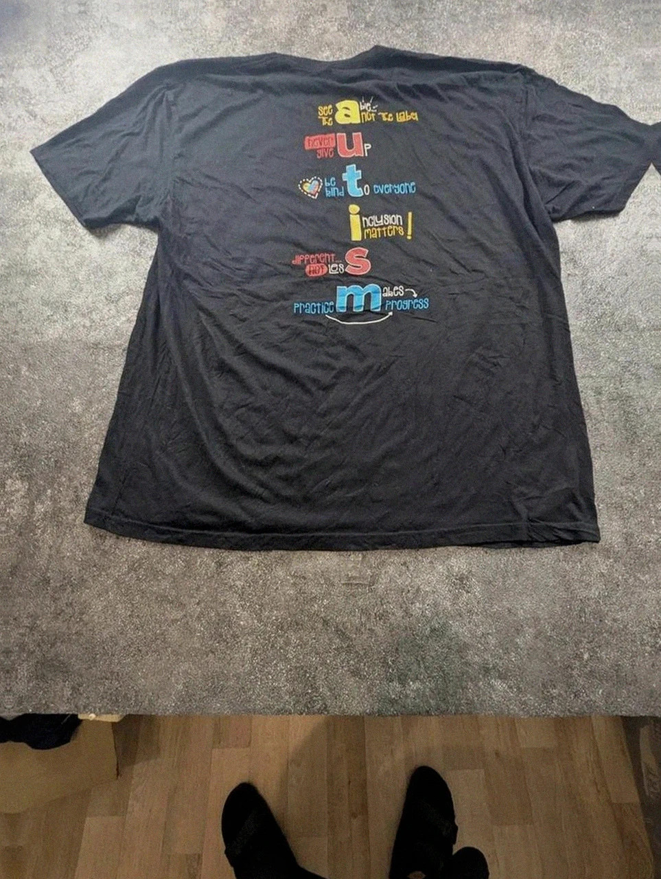 T-shirt oversize noir be kind to everyone graphique NexLevel Apparel 3XL streetwear – Next Level Apparel – taille XXXL 3