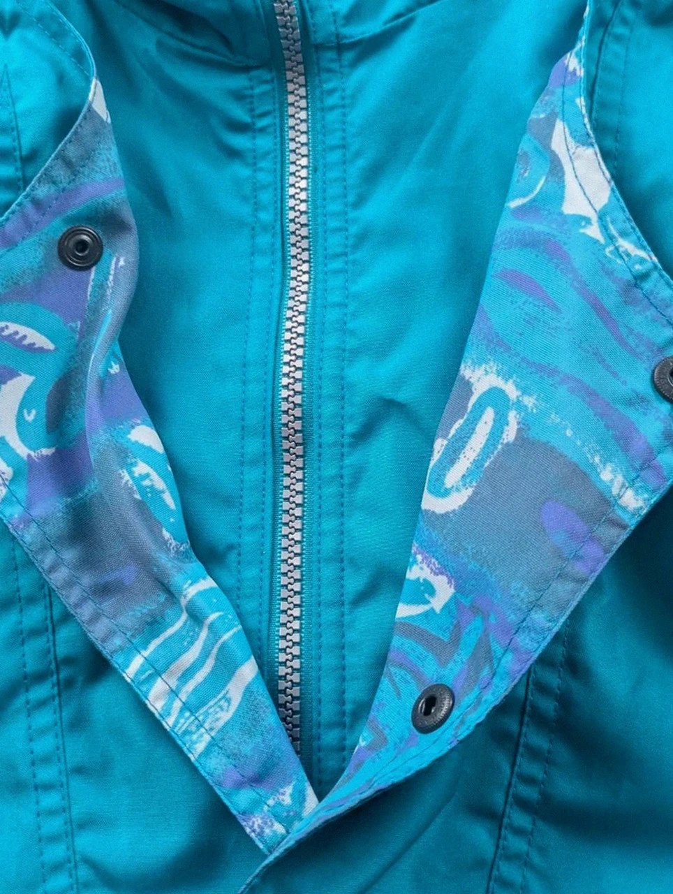 Ensemble ski vintage Montval 80s/90s veste + pantalon rétro bleu violet – Vintage Dressing – taille Taille unique 5