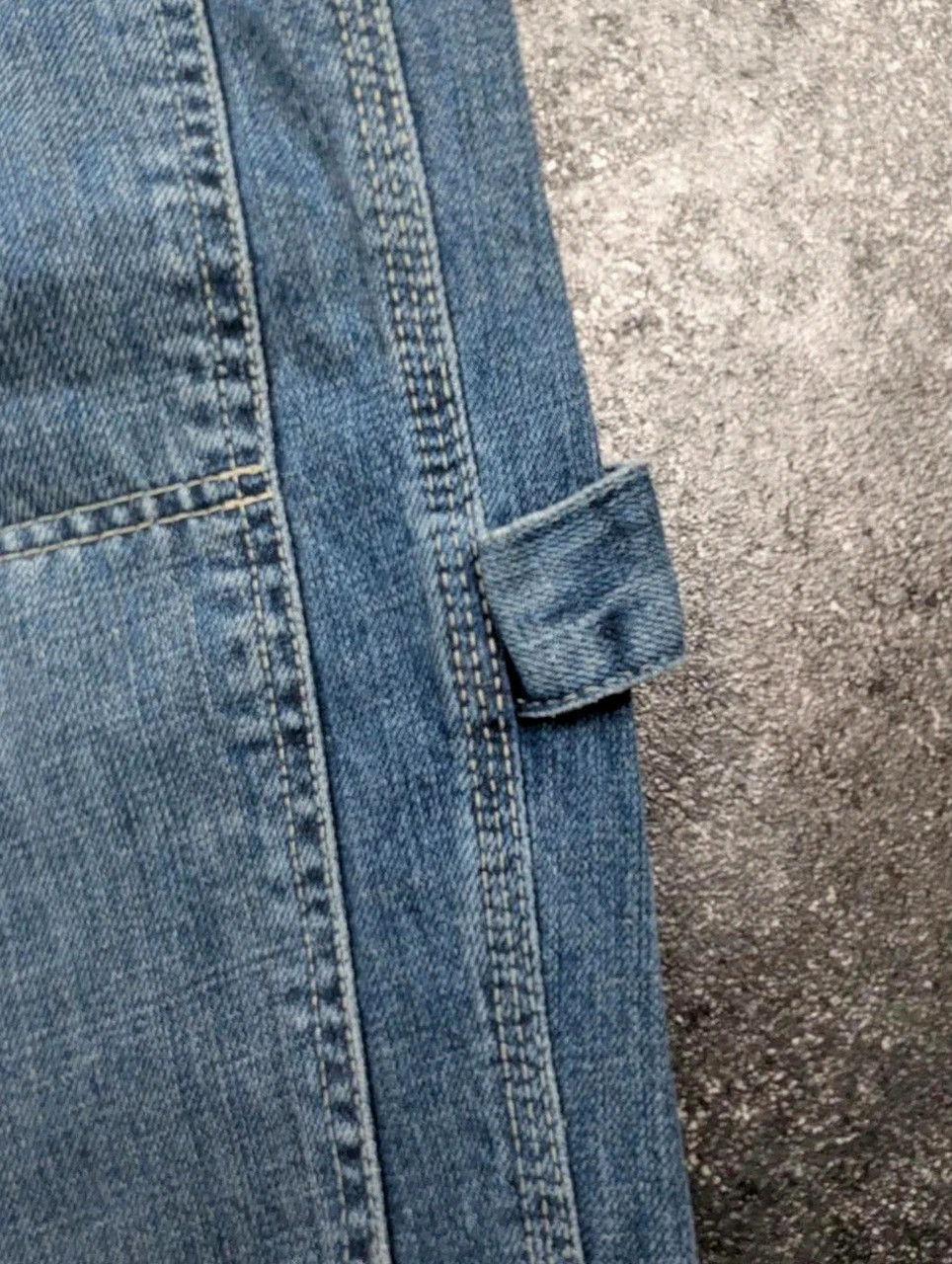 Pacific Motion jean carpenter double knee baggy workwear Y2K bleu – Taille 44 – PACIFIC MOTION – taille L 5