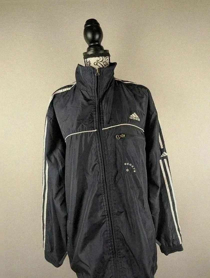 Veste Adidas vintage coupe-vent sportswear – taille indiquée Xxxxxl (correspond à un Xl actuel)
