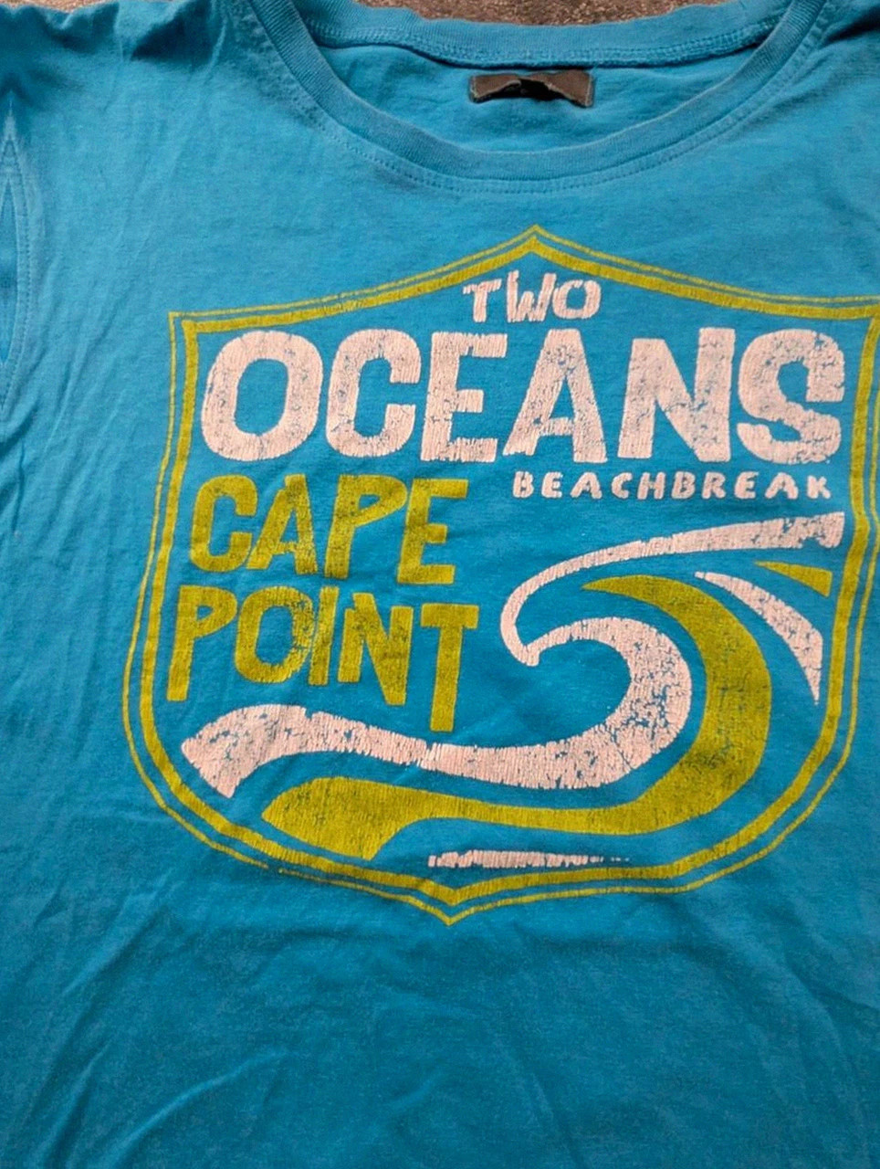 Débardeur Tex Man Oceans Cape Point Bleu 100% Coton Taille L Surf Beachwear Été Homme – TEX – taille L 4