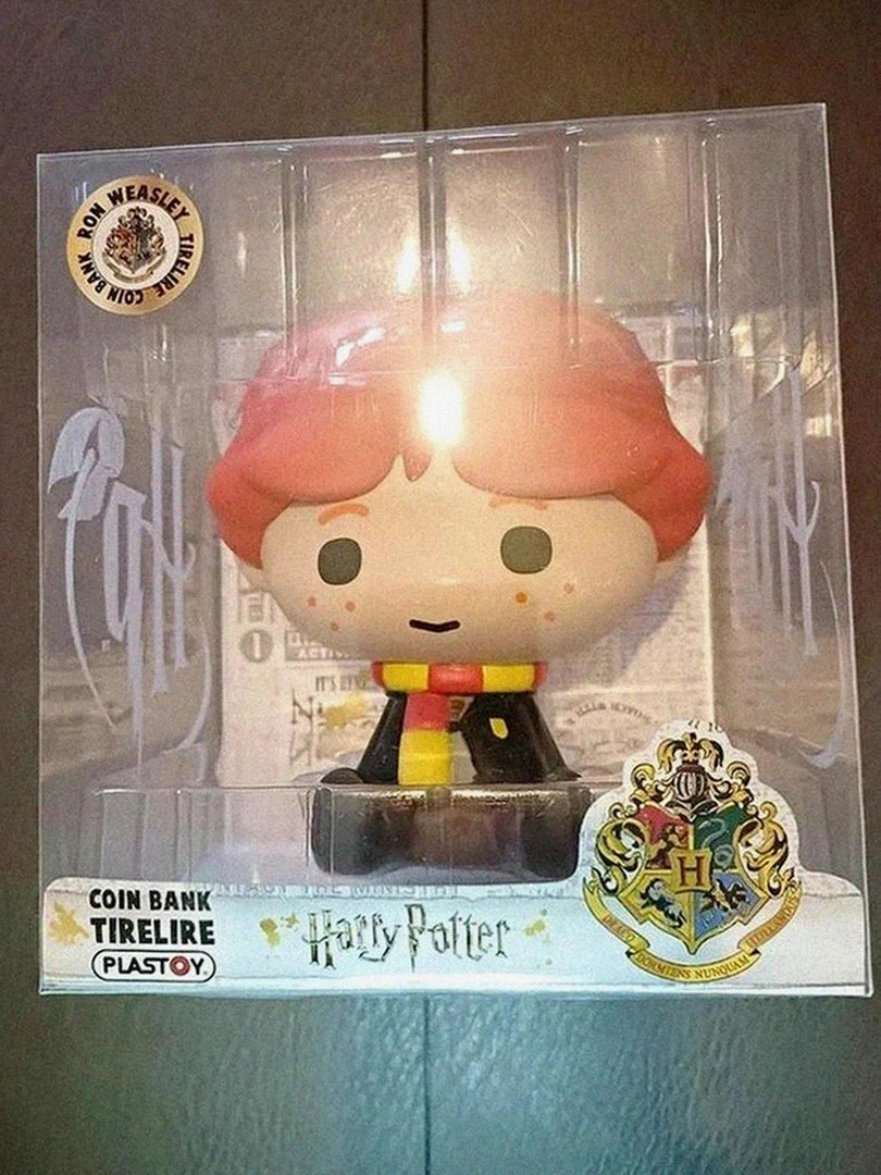 tirelire plastoy harry potter ron weasley neuve sous blister