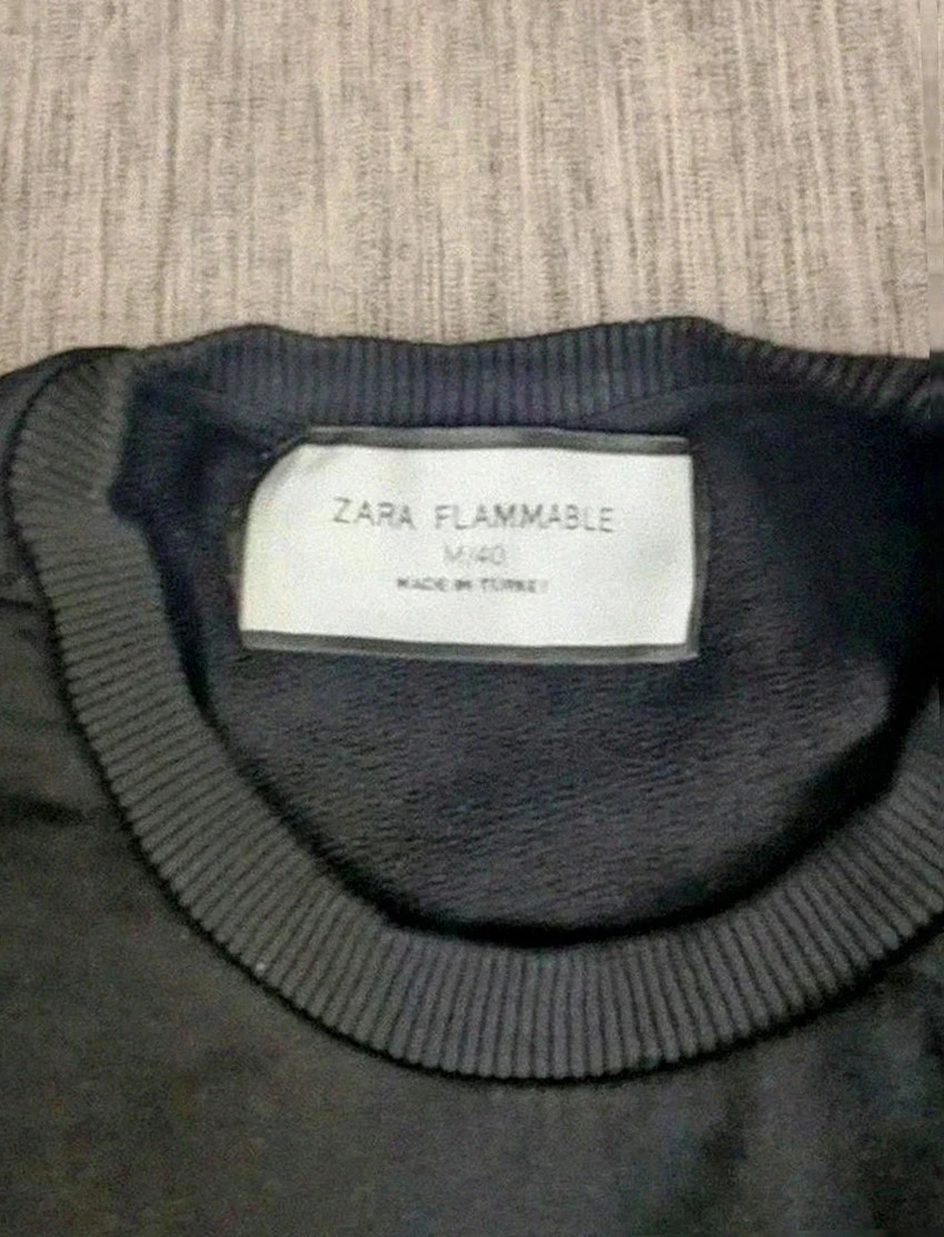 Zara Man – Sweat noir imprimé minimaliste taille M – Zara Man – taille M 3