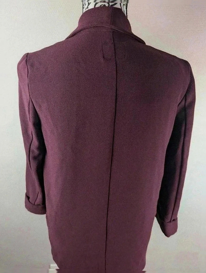 Blazer Pimkie bordeaux coupe fluide élégante taille S – Pimkie – taille S / 36 / 8 3