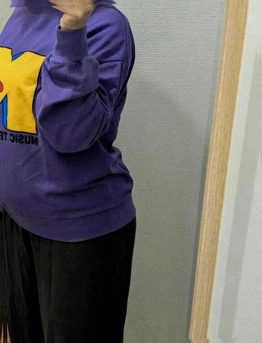 💜 magnifique Sweat Mtv x Bershka – Taille S (femme)