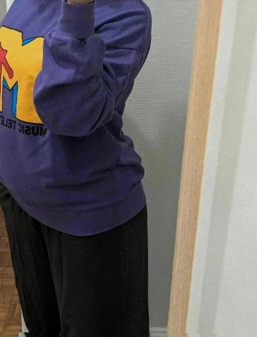 💜 magnifique Sweat Mtv x Bershka – Taille S (femme) – Bershka – taille S / 36 / 8 4