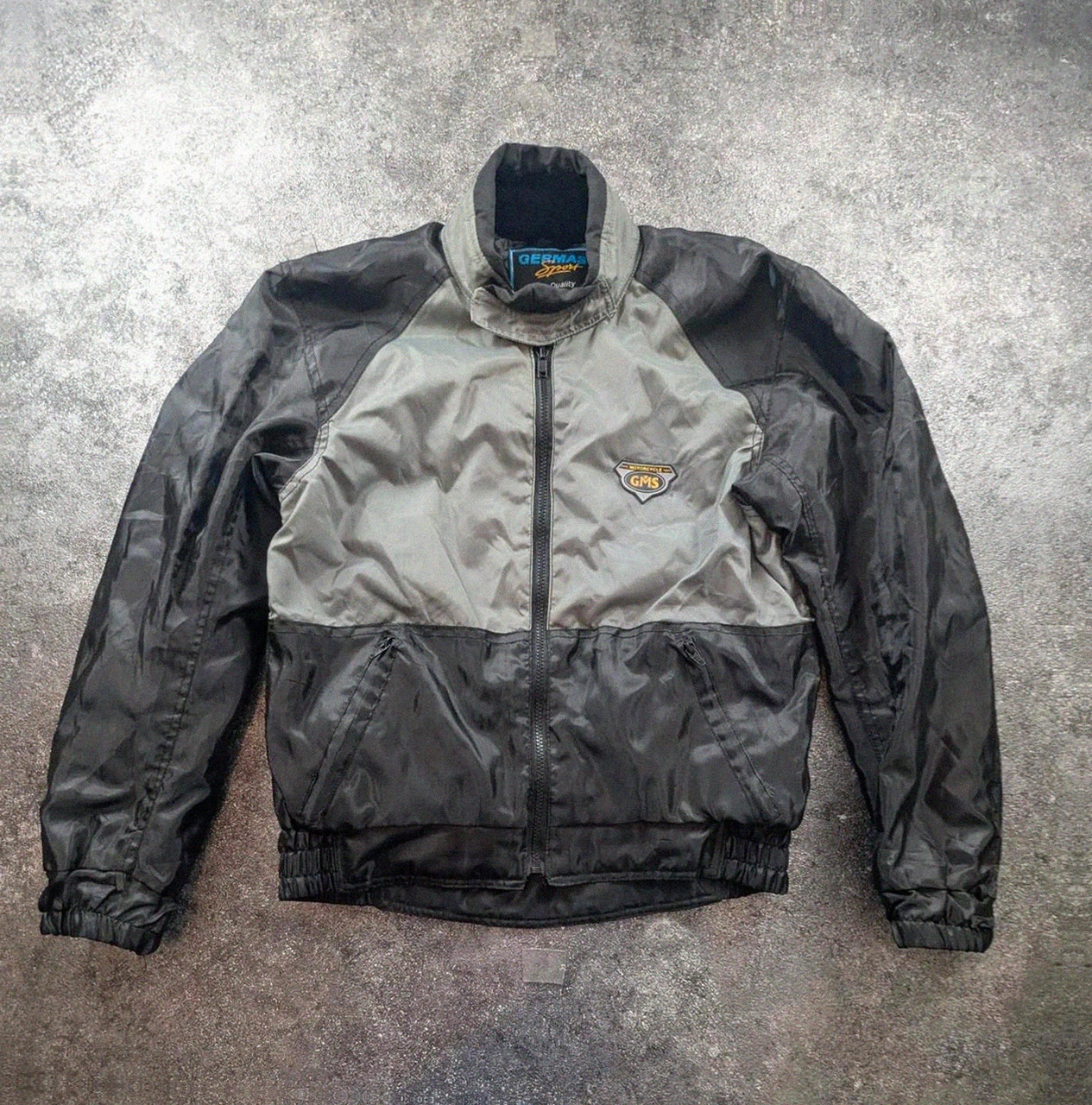 Veste moto Gms Germas Sport imperméable noir gris Taille M Veste moto Gms Germas Sport – Vintage Dressing – taille M 2