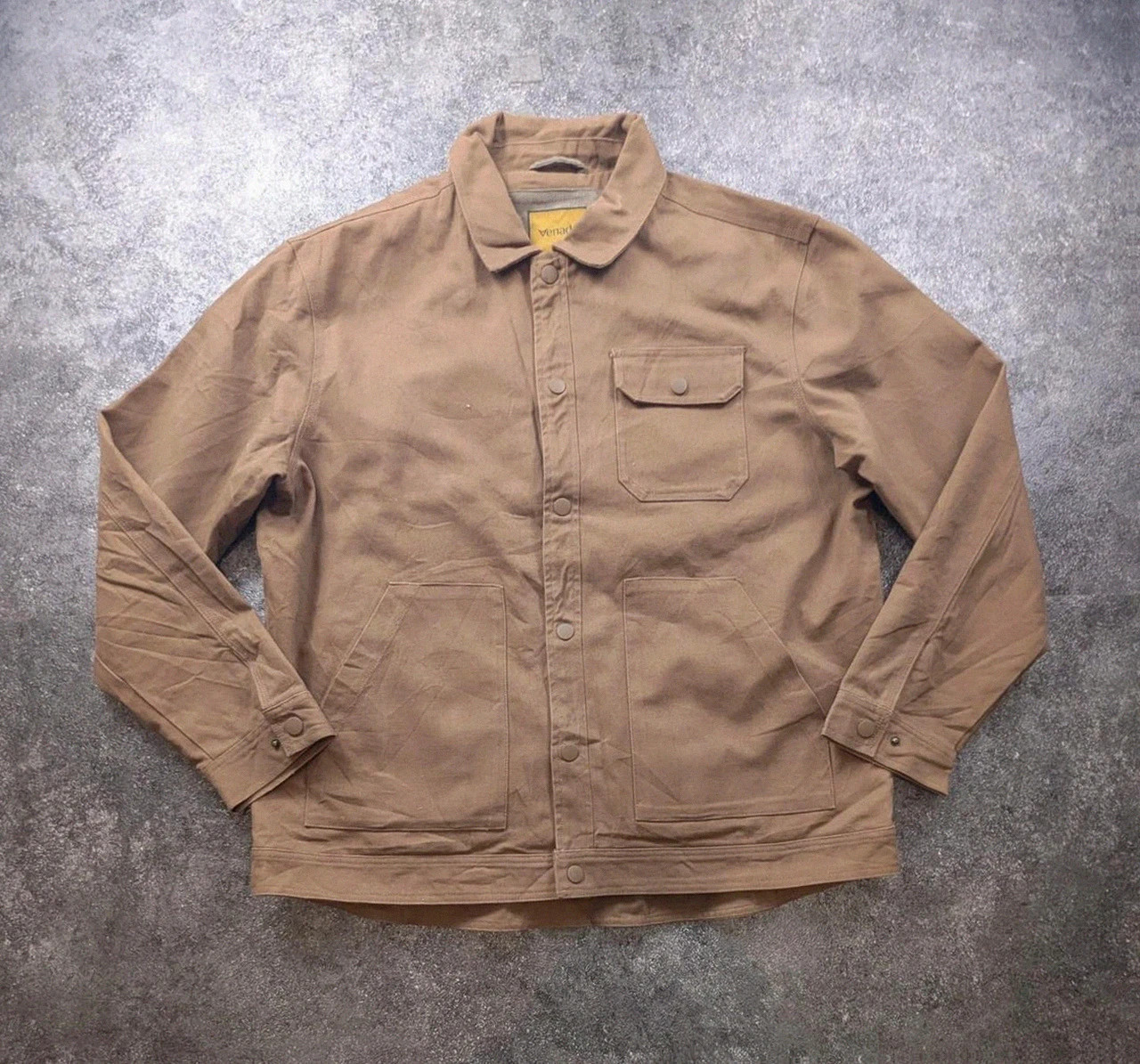 Veste marron Venado canvas utility hunting workwear doublée tartan XL chore jacket – Vintage Dressing – taille XL 2