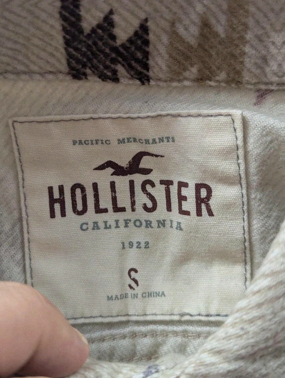 Chemise Pacific Merchants Hollister California 1922 Southwestern Aztec Western 100% coton – S – Hollister – taille S 5