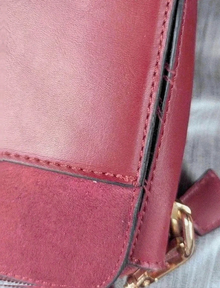 Moa – Bandoulière Rouge Bordeaux, détails dorés – Moa 5