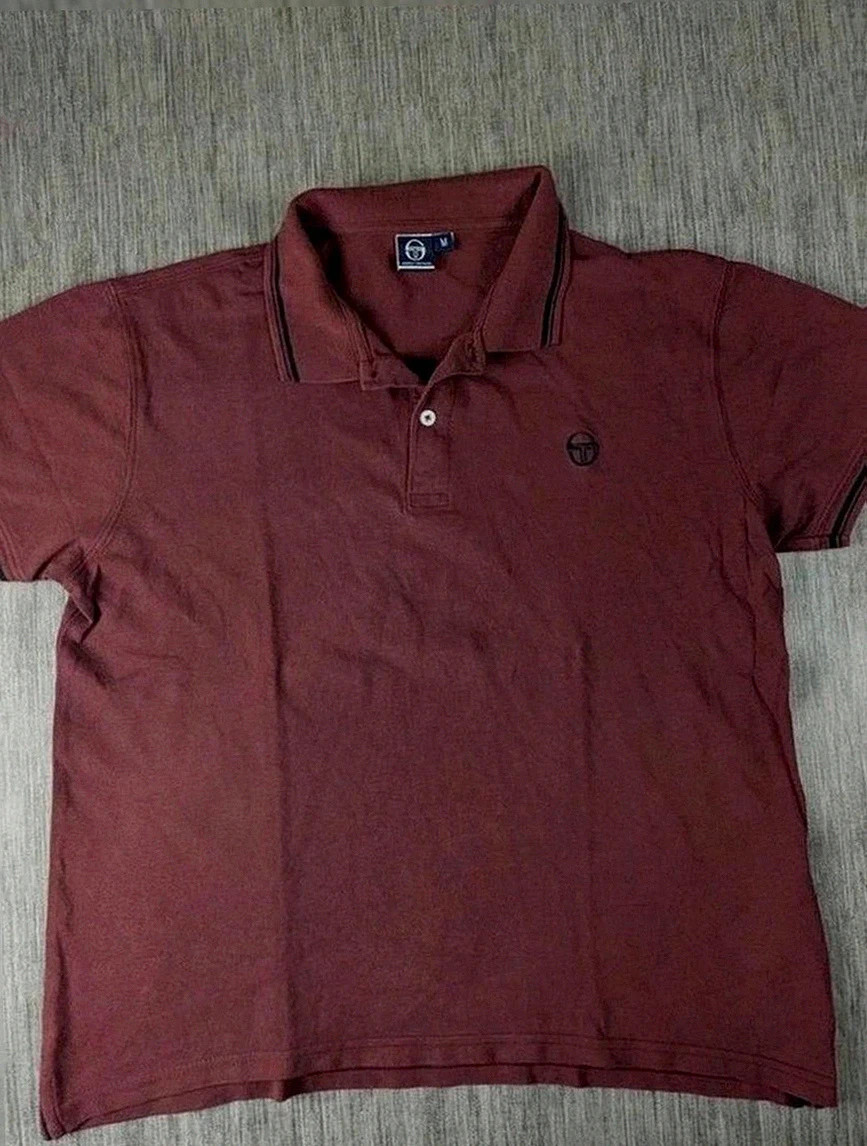 Polo Sergio Tacchini bordeaux – Taille M