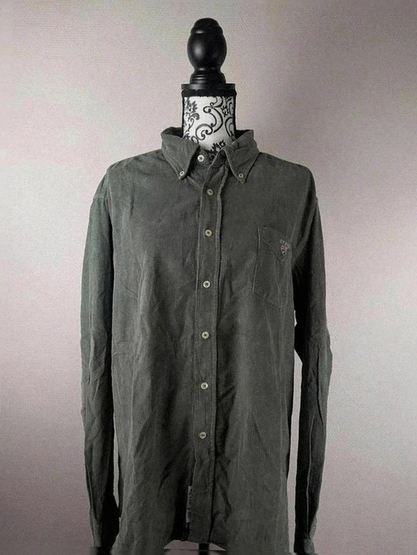 Chemise en velours côtelé Otago Rugby Xxl – vintage rugby wear homme
