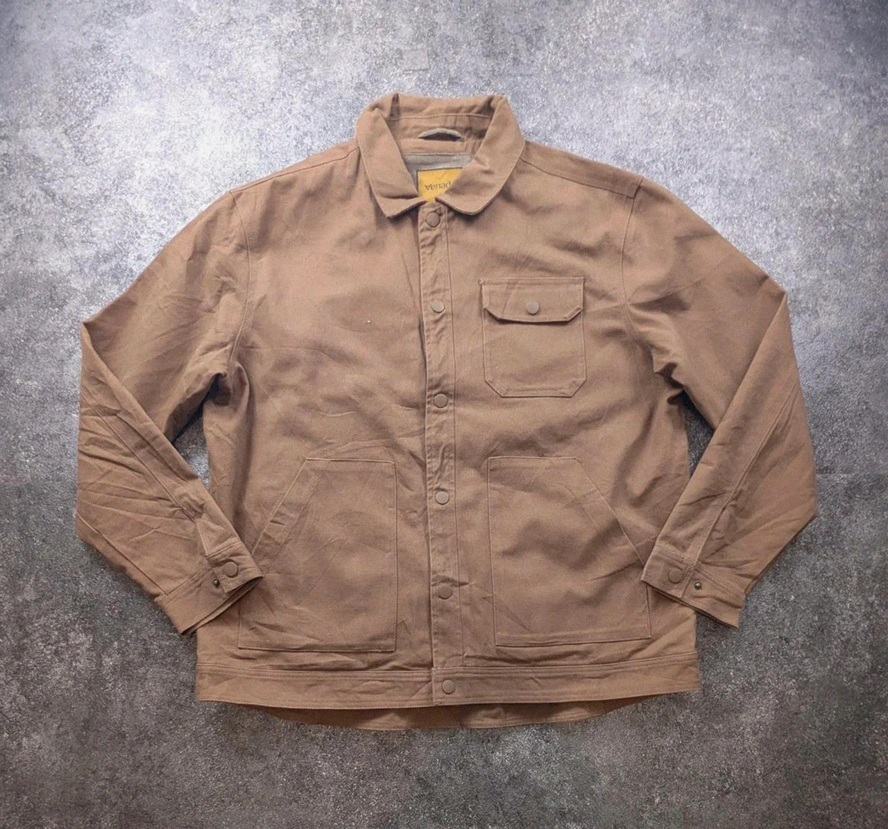 Veste marron Venado canvas utility hunting workwear doublée tartan XL chore jacket – Vintage Dressing – taille XL 2