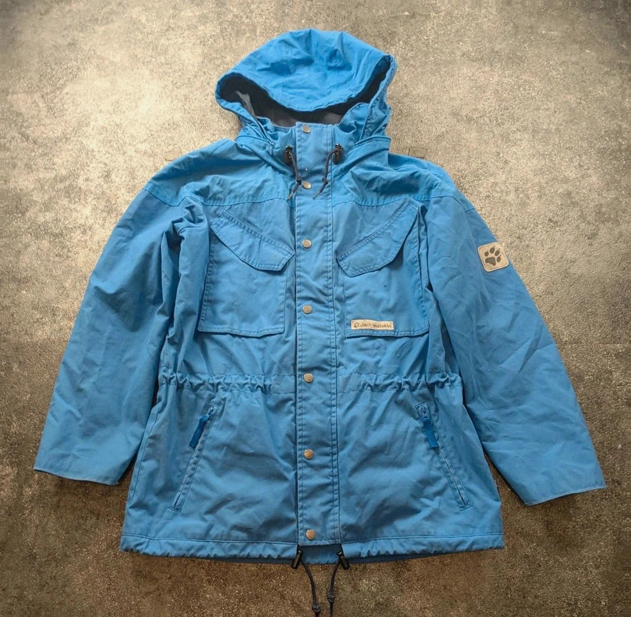 Jack Wolfskin Function 65 veste parka outdoor vintage bleu S – Gorpcore Hiking 90s – Jack Wolfskin – taille S 2