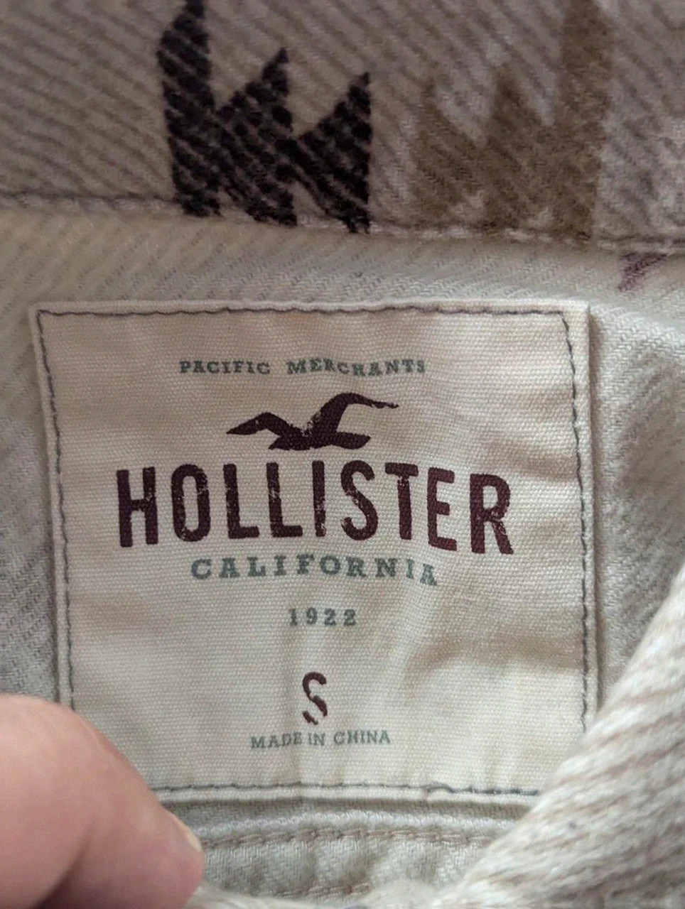 Chemise Pacific Merchants Hollister California 1922 Southwestern Aztec Western 100% coton – S – Hollister – taille S 5