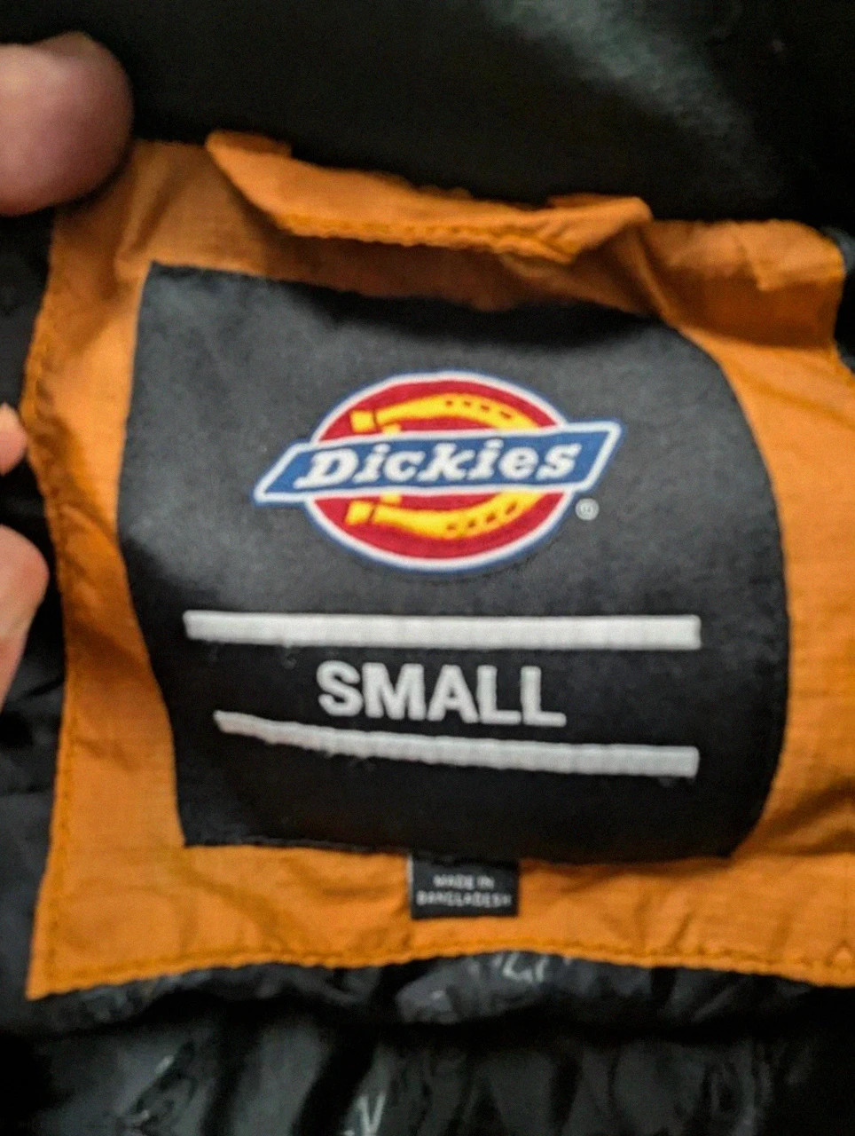Dickies Doudoune Matelassée Homme Coloris Camel / Ocre Taille S (convient plutôt à un L) – Dickies – taille S 5