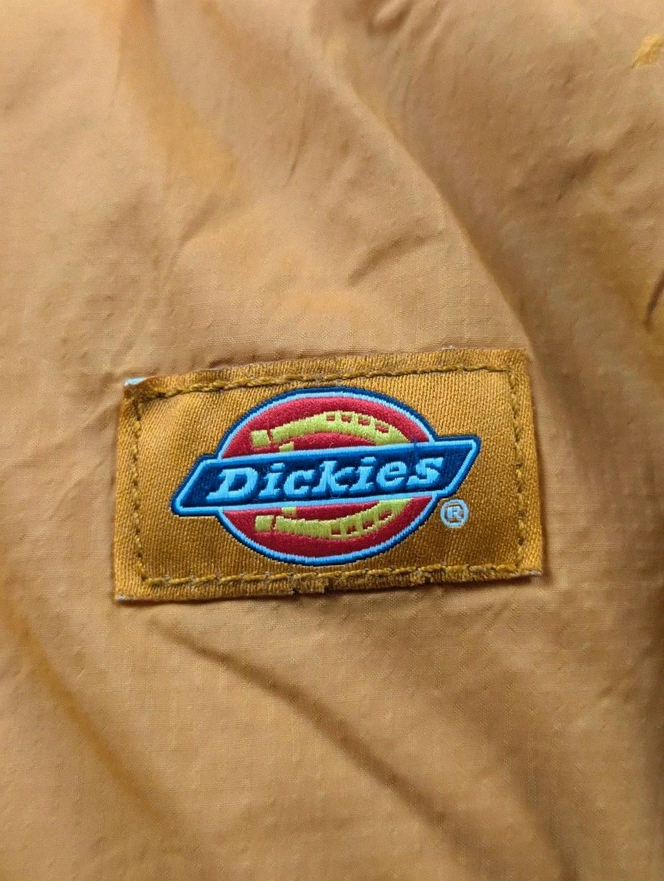 Dickies Doudoune Matelassée Homme Coloris Camel / Ocre Taille S (convient plutôt à un L) – Dickies – taille S 4