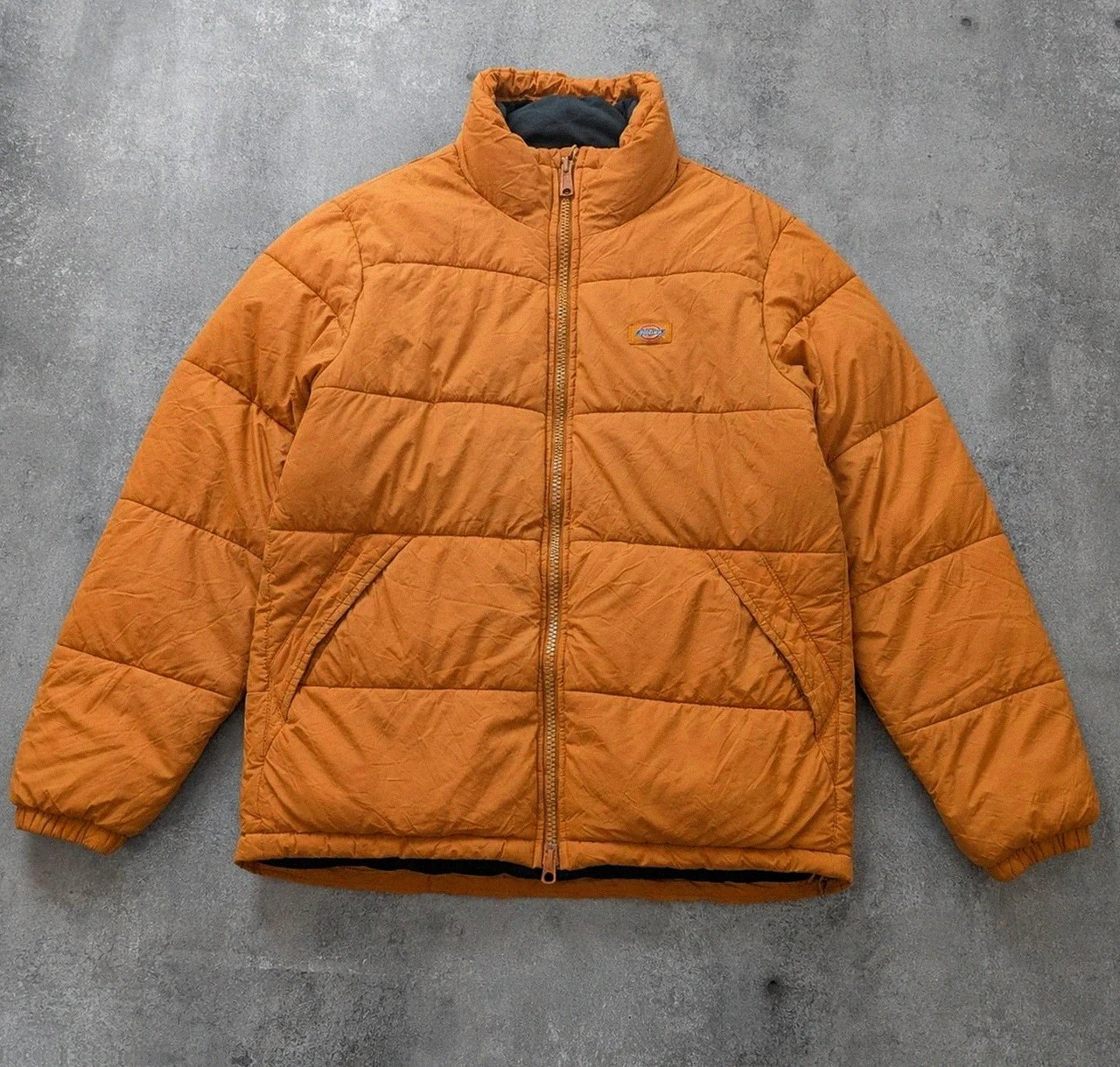 Dickies Doudoune Matelassée Homme Coloris Camel / Ocre Taille S (convient plutôt à un L)