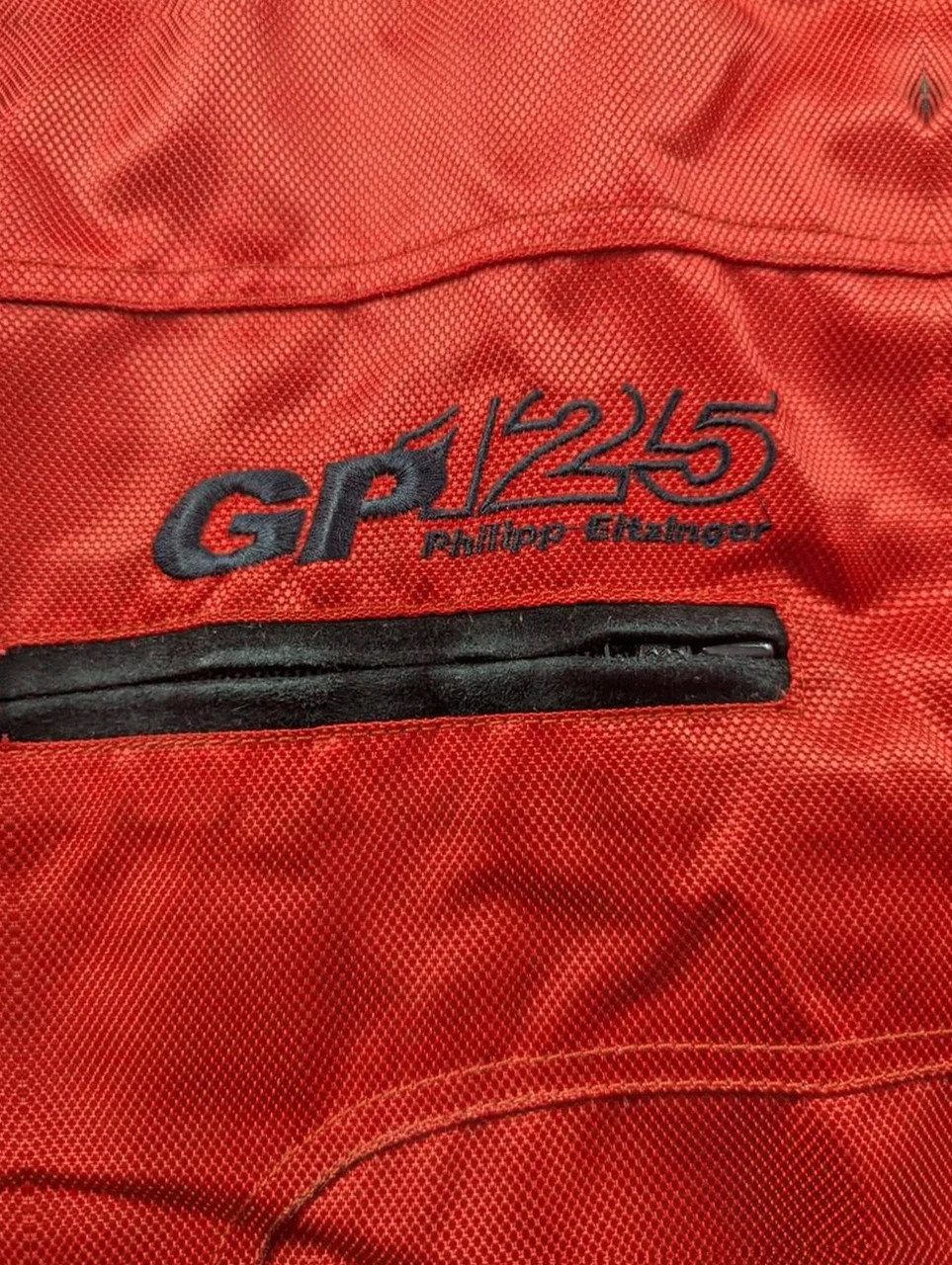 Veste moto Wintex Racing GP125 rouge noire daim protections biker Y2K 56 vintage dressing – Vintage Dressing – taille XL 4