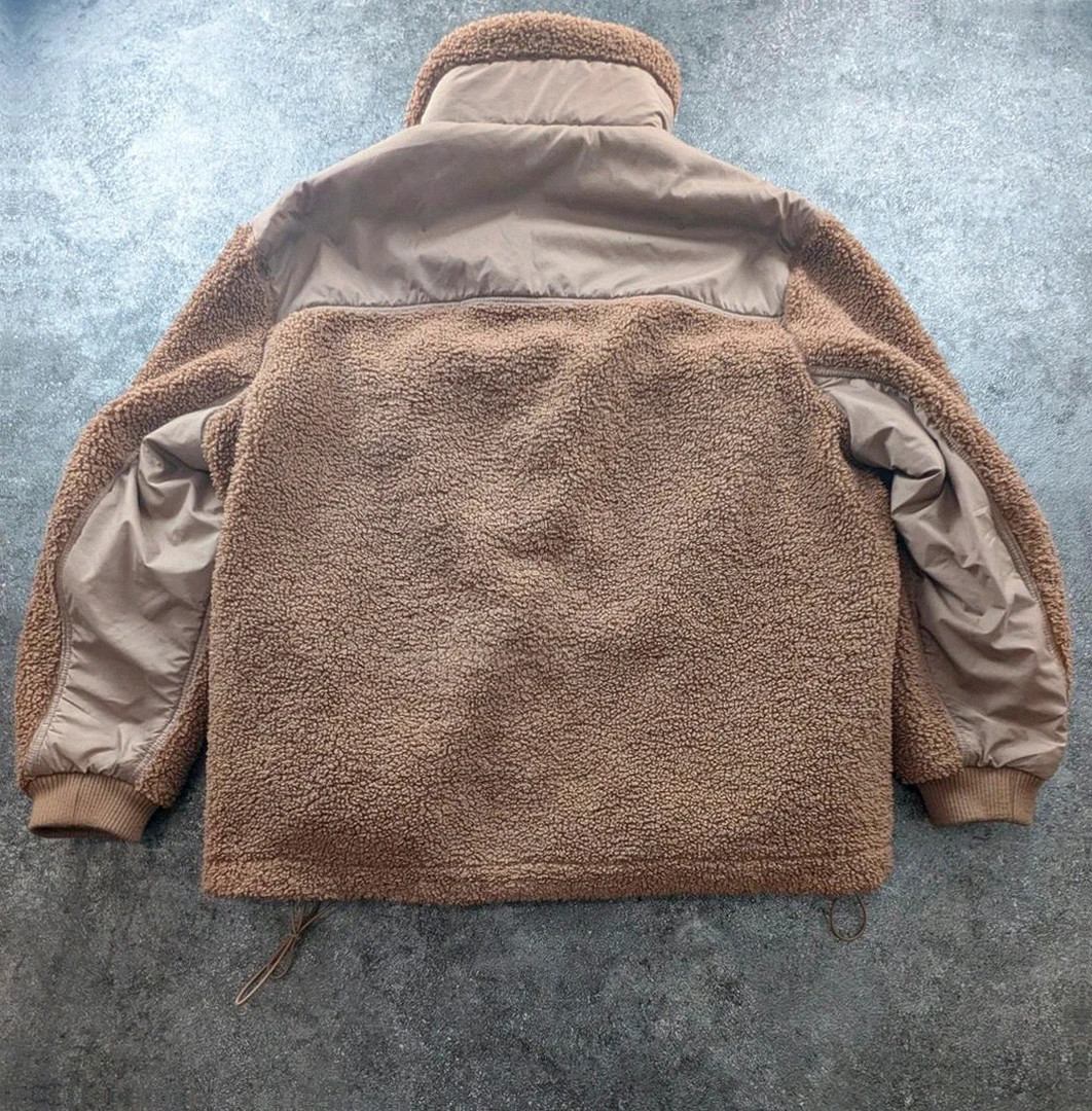 Veste polaire sherpa H&M beige zippée style The North Face streetwear outdoor oversize S/M/L – H&M – taille S 2