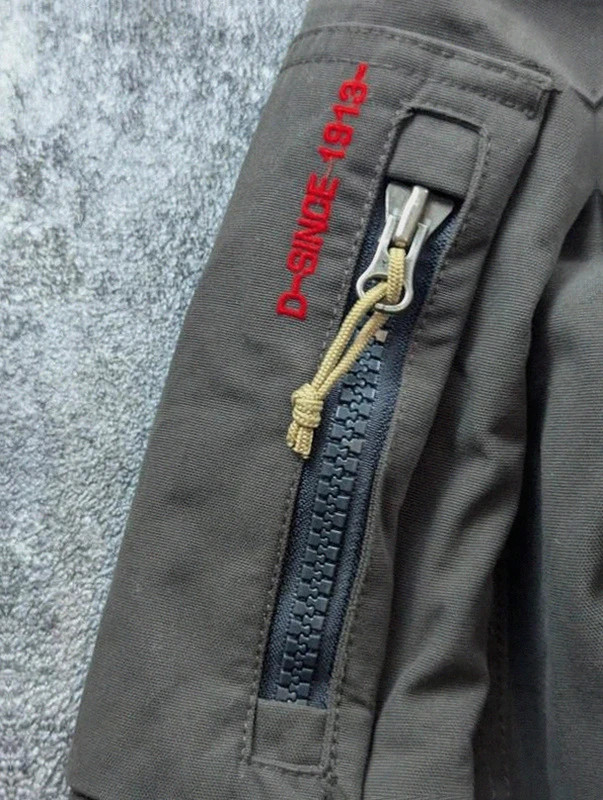 Parka Didriksons 1913 Dry5 S/M – veste technique outdoor grise à capuche – Didriksons – taille S 4