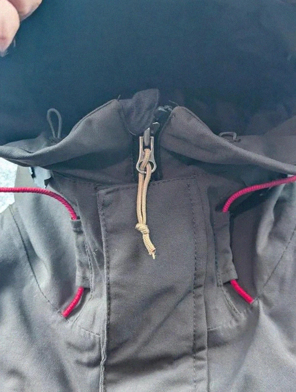 Parka Didriksons 1913 Dry5 S/M – veste technique outdoor grise à capuche – Didriksons – taille S 3