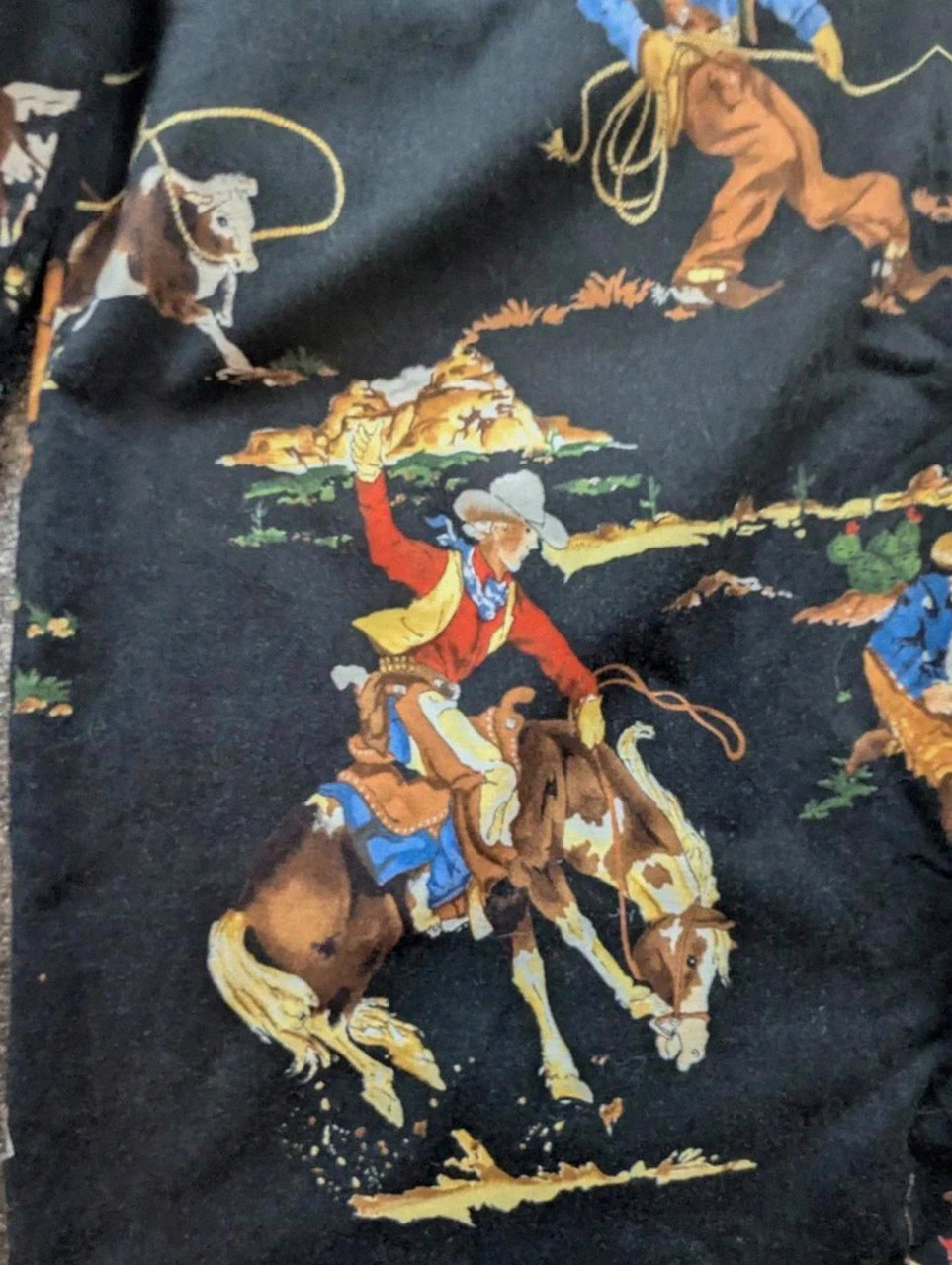 Chemise Western LoneRags by Roper Vintage Made in Usa Cowboy Ranch Rodeo L Oversize – Vintage Dressing – taille L 3