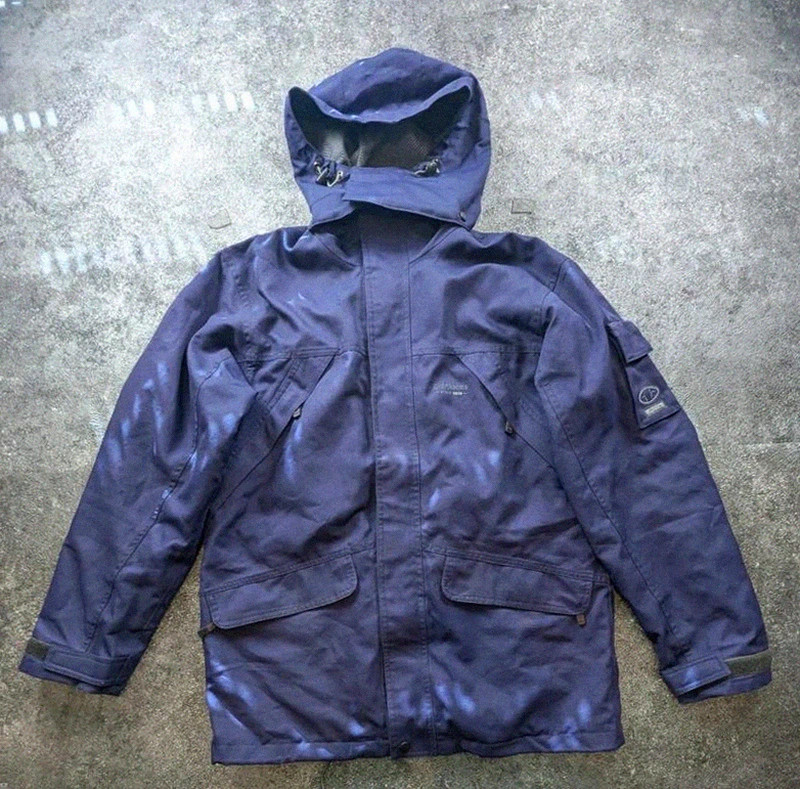 Veste vintage Didriksons Since 1913 S – Outdoor technique Y2K Gorpcore bleu marine – Didriksons – taille S 2