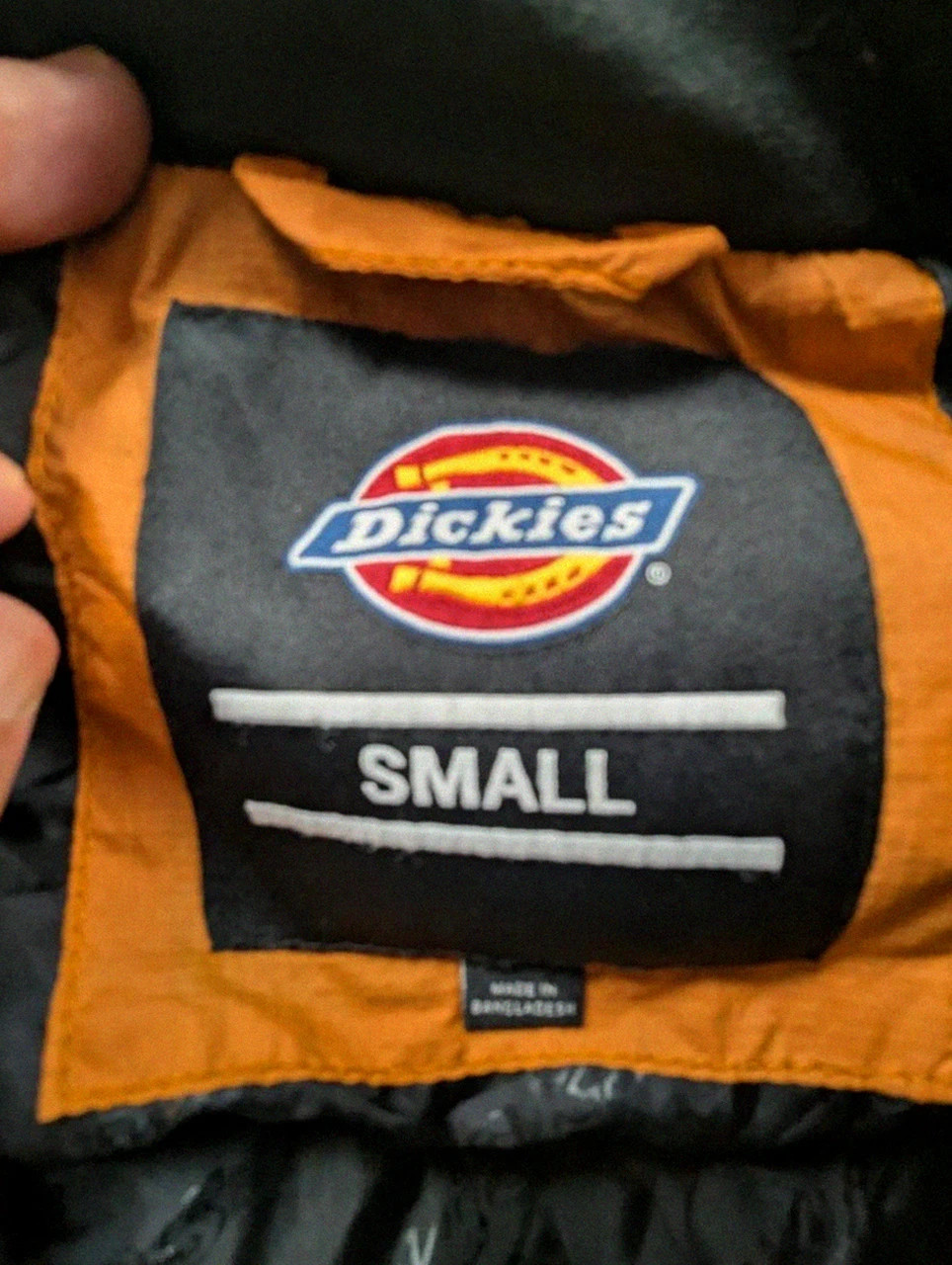 Dickies Doudoune Matelassée Homme Coloris Camel / Ocre Taille S (convient plutôt à un L) – Dickies – taille S 5