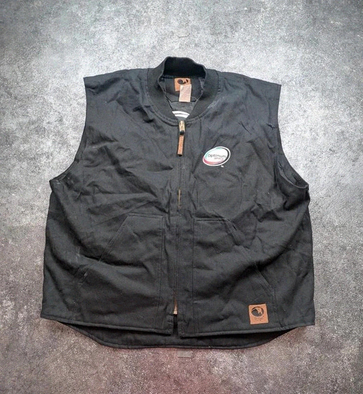 Gilet Berne 2XL Workwear Utility Vest noir matelassé Usa Optimum Service – WORKWEAR – taille XXL 2