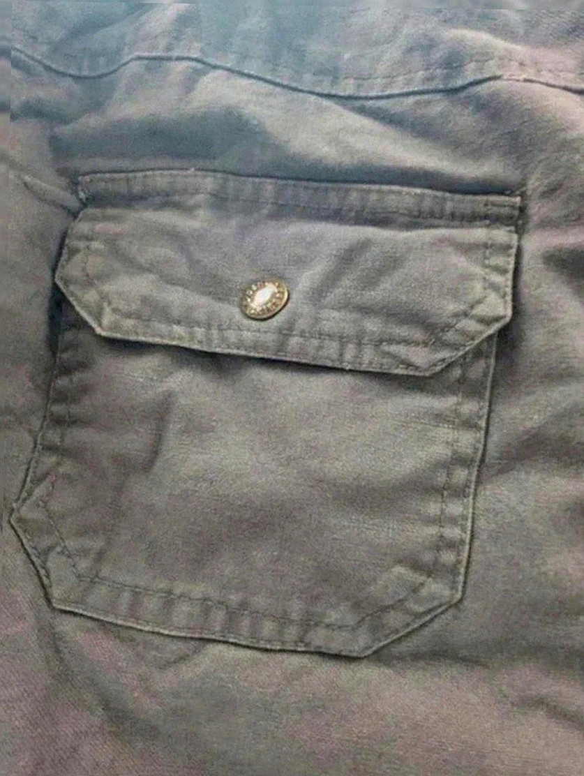 Veste Dickies workwear grise canvas capuche sweat doublure matelassée L outdoor streetwear biker – Dickies – taille L 4